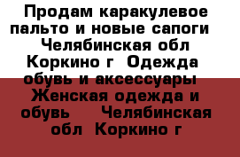 Продам каракулевое пальто и новые сапоги:: - Челябинская обл., Коркино г. Одежда, обувь и аксессуары » Женская одежда и обувь   . Челябинская обл.,Коркино г.